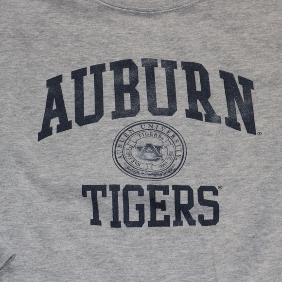 Auburn Tigers Gray Crewneck Sweater - Picture 2 of 3